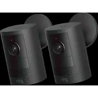 Ring Outdoor Camera Batterij 2e Generatie Zwart Duo Pack