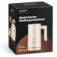 Gatson Elektrische Melkopschuimer - Warm & Koud Schuim - PFAS Vrij - 4 Standen - Milk Frother - Melkschuimer Electrisch - Opschuimer voor Melk