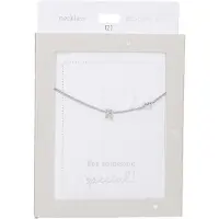 Depesche ketting, "Heart of Gold", zilverkleurig, met de letter R
