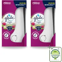 Glade 2 x - Houder Sense & Spray - Relaxing Zen - 18 ml - Grootverpakking - Vaatwasstrips - Geurverspreiding - Automatische Geur - Rustgevende Geur - Luchtverfrisser - Bewegingssensor