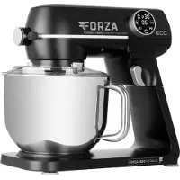 Ecg FORZA 6600 Metallo Nero - Keukenmachine - 6,5 liter - 1800 W - Zwart