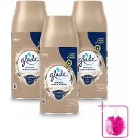 Glade 3 x - Romantic Vanillebloesem Navulling - 269 ml - Bulkverpakking - Romantische geur - Douchemop - Vanille