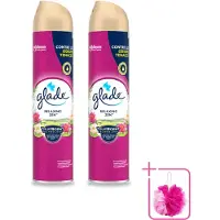 Glade 2 x - Luchtverfrisser Spray - Relaxing Zen - 300 ml - Bulkverpakking - Luchtverfrisser - Douchemop - Ontspanning