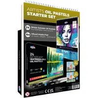 Zieler Premium Water Soluble Oil Pastels Starter Set