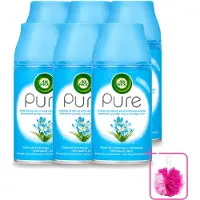 Air Wick 6 x Freshmatic - Luchtverfrisser Navulling - Pure Lentedauw - 250ml - Bulkverpakking - Luchtverfrisser - Douchemop - Lentedauw