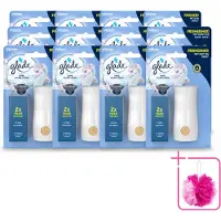 Glade 12 x - Houder Touch & Fresh - Pure Clean Linen - 10 ml - Bulkverpakking - Frisse geur - Douchemop - Linnengoed