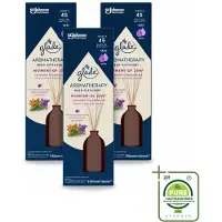 Glade 3 x - Geurstokjes Moment van Zen - Aromatherapie Geurverspreiding - 80 ml - Grootverpakking - Vaatwasstrips - Geurstokjes - Aromatherapie - Rust - Ontspanning - Lavendel