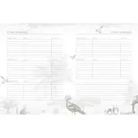 Pimpelmees A5 Schoolagenda 2026 - 2027 Leopard Warm Nude