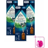 Glade 3 x - Geurstokjes Verfrissende Energie - Aromatherapie Geurverspreiding - 80 ml - Bulkverpakking - Geurstokjes - Douchemop - Energie