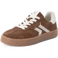Tamaris Sneakers laag bruin / wit