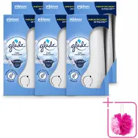 Glade 6 x - Houder Sense & Spray - Pure Clean Linen - 18 ml - Bulkverpakking - Geurverspreiding - Douchemop - Luchtverfrisser