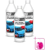 Hg 3 x - Autoreiniger & Beschermer - Houdt Langer Schoon - 50 tot 60 Wasbeurten - 1L - Bulkverpakking - Autoreiniger - Douchemop - Autobeschermer