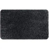 Hamat Aquastop Graphite 100 x 250 cm - Wasbare Droogloopmat - Schoonloopmat Binnen - Katoen/Polyester - 30°C