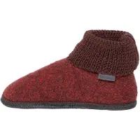 Gottstein Huisschoenen 'Wool Venture High' donkerrood