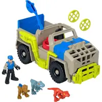 Imaginext Dinosaur Transport Truck And Figures Playset Geel Kinderen