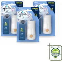 Glade 3 x - Houder Touch & Fresh - Pure Clean Linen - 10 ml - Grootverpakking - Vaatwasstrips - Frisse Geur - Linnengoed - Touch & Fresh - Geurverspreiding - Ruimte Verfrissen