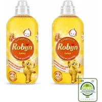 Robijn 2 x – Wasverzachter – Zwitsal – 1,1 L - Grootverpakking - Vaatwasstrips - Wasverzachter - Wasgeur - Zwitsal - Vezelbescherming - Slijtagevermindering