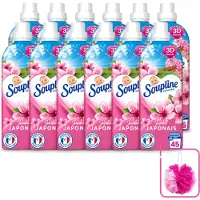 Soupline 12 x – Wasverzachter – Japanse Tuin – 950 ml - Bulkverpakking - Wasverzachter - Douchemop - Zachte wasgoed
