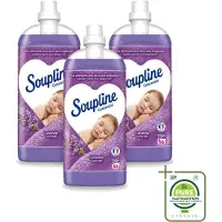 Soupline 3 x - Wasverzachter - Lavendel - 56 Wasbeurten - 1.3L - Grootverpakking - Vaatwasstrips - Wasverzachter - Wasgoed Verzachten - Lavendel Geur - Wasgoed Verzorgen - Wasverzachter Lavendel
