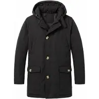 Local Fanatic Heren Winterjassen Volwassen - Parka Heren Winterjas - Heren Winterjas - GS17101 - Zwarte Jas
