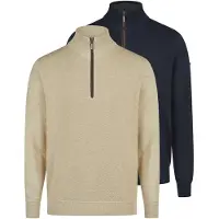 REDMOND Trui 'Basic' beige gemêleerd