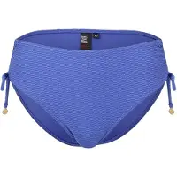 Biba Hipster-bikinibroekjes met structuur voor dames (Blauw)
