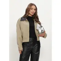 Refined Department Jas Jotti Woven Bomber R2609482104 006 Light Beige Dames Maat - XS