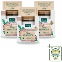 Kneipp 3 x - Geurkaars - Deep Relaxation - Sandelhout & Patchouli - 20 branduren - Wasstrips - Geurkaars - Ontspanning - - Sandelhout - Patchouli
