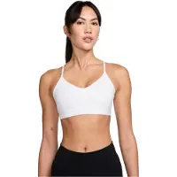 Nike Indy Light Support sportbeha voor dames (Wit)
