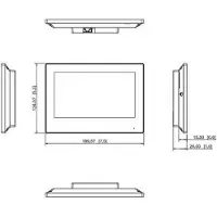 Dahua VTH2622G-W monitor. Eén maat / EU-stekker, 220V. Eén maat