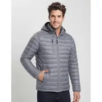 Clique Hudson Heren Jas – Hooded – Grijs – Maat XL – 020976