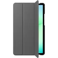 Just in Case Trifold Smart Book Case Tablet Cover Beschermhoes Grijs