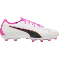 Puma Heren King Match Stevige Grond Voetbalschoenen (Roze)