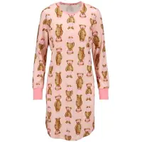 Ringella Katoenen dames nachthemd pastel abrikoos | Maat 44