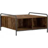 vidaXL Salontafel Gerookt eiken 50 x 49 x 41 cm Bewerkt hout