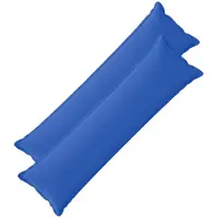 vidaXL Kussensloop 2 st HOUTEN Koninklijk Blauw 40 x 145 cm Polyester