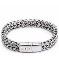 Yehwang Heren Armband met Initialen 21 centimeter