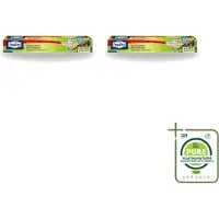 Toppits 2 x – Vershoudfolie – 32,5 cm × 20 m - Grootverpakking - Vaatwasstrips - Vershoudfolie - Eetvoedingsproducten - Eten Bewaren - Geurverspreiding - Smaakbehoud
