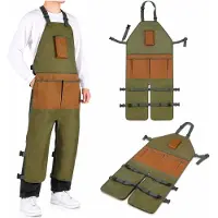 VHV - Tuingereedschapschort - Waterdicht schort - Professioneel tuinschort - Bbq schort - Timmermansschort- voor dames - Apron - in de tuin