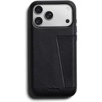 Bellroy Leather 3 Card iPhone 18 Pro Max Hoesje Zwart