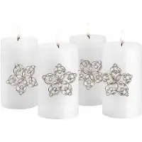Loberon Sierpin set van 4 Custer zilverkleurig