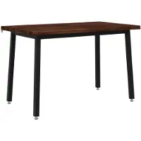 vidaXL Eettafel met levendige rand 120 x 70 x 75 cm