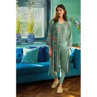 Pip studio Badjas Loungewear Naomi Kimono Mumbai Morning Green-XL