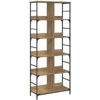 vidaXL Boekenplank 4-laags 78,5 x 33 x 188,5 cm metaal PB