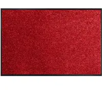 ANRO Deurmat Amigo Rood 60x40cm – Schoonloopmat Antislip Wasbaar Voordeur Hal Binnen