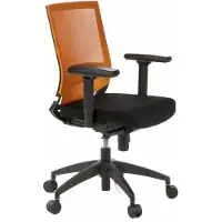 Hjh OFFICE PORTO BASE - Professionele bureaustoel Zwart / Oranje