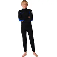 Rip Curl 2026 Junior Trad 3/2mm Flatlock Rug Ritssluiting Wetsuit 14TB