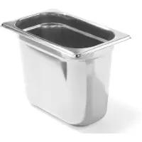 Hendi GN 1/4 container, roestvrij staal, Profi Line, hoogte 150 mm - 801611