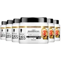 GLISS Total Repair - Haarverzorging - Haarmasker - Diepe Verzorging - Cocooning Muskusgeur - Vermindert Haarbreuk - Beschadigd en Droog Haar - Voordeelverpakking - 6x 400ml