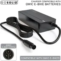GO SOLID! Oplader Elektrische Fiets 3-pins voor 36V batterij voor model STC-8127LC (zie afbeelding voor aansluiting)